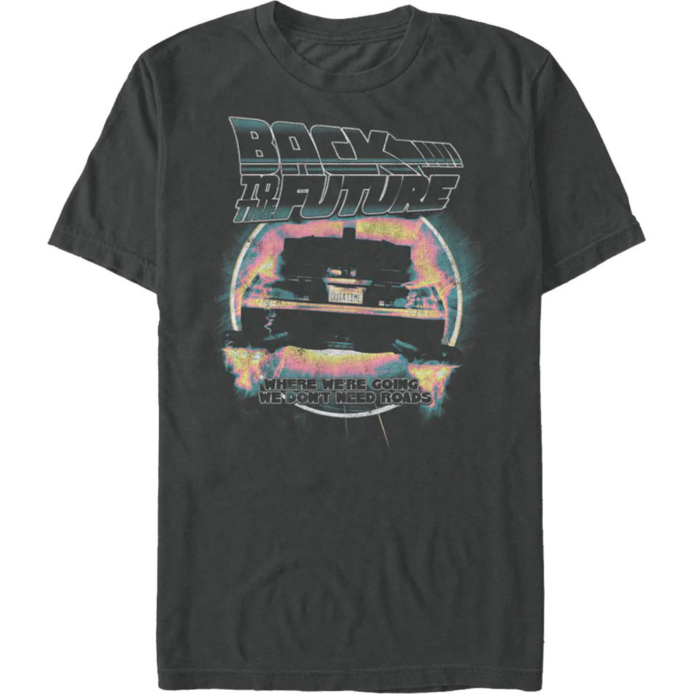 Retro We Dont Need Roads Back To The Future Tshirt